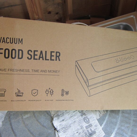 Stainless Steel Vacuum Sealer Machine with Built-in Cutter Precision 6-In-1 NIB - Picture 3 of 6